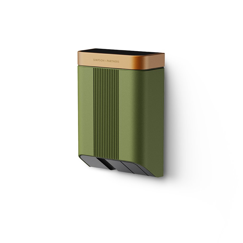 Simpson Home Series V3 - Kemble Green body, Dark Copper cap