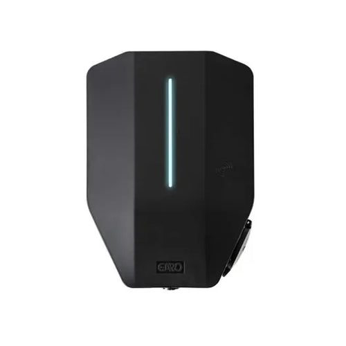 GARO Black Wall-Mounted EV Charger with Blue LED Light Strip - Buy Home Charging Point Online