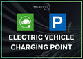 Project EV Electric Vehicle Charging Point Sign - Parking Bay Signage, Buy Online