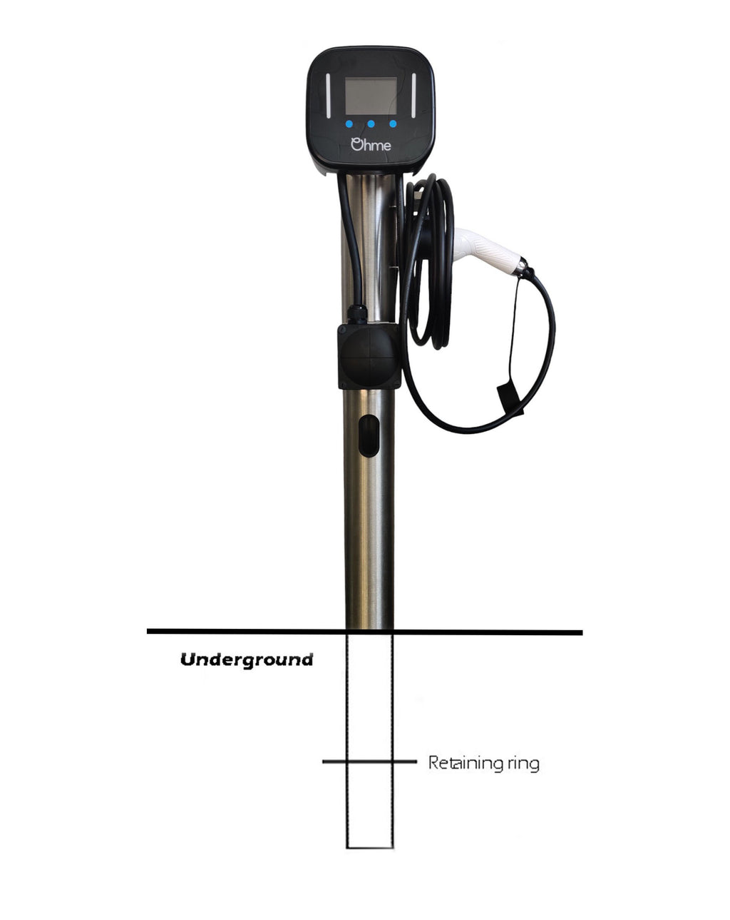 Premium Stainless Steel Charger Post