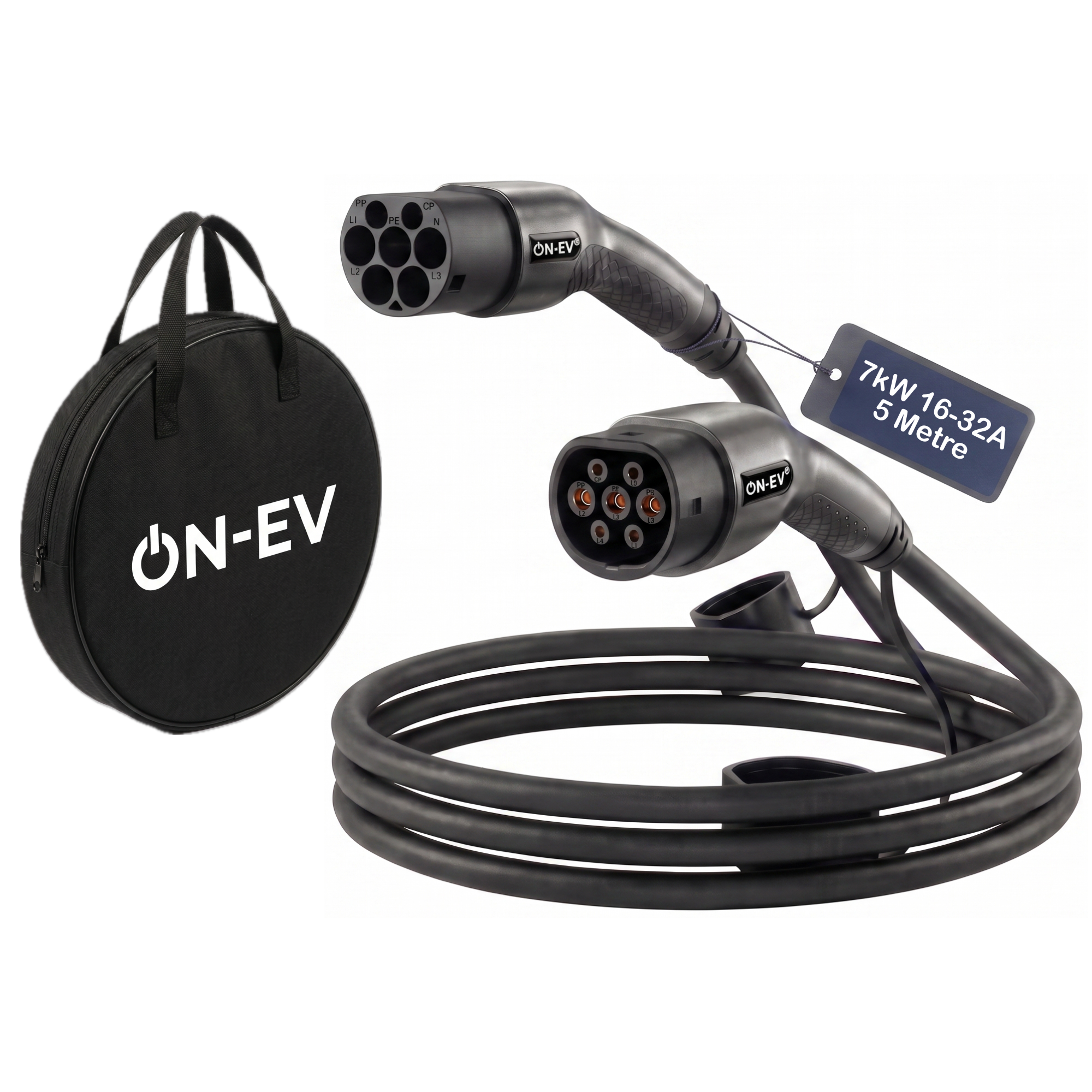 Type 2 EV Charging Cable | 32A 7.4kW | Home & Public Charging
