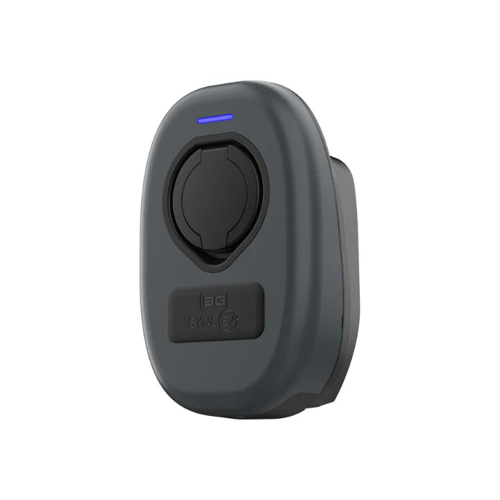 Sync Energy Charger 7.4kW EV Charger - Socket or Tethered, Angle View