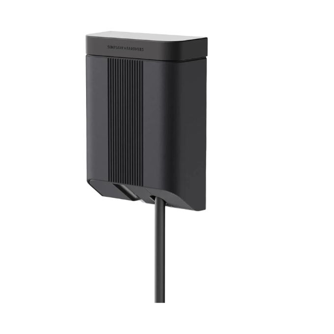 A black Simpson & Partners Tethered Unit available at ON-EV 
