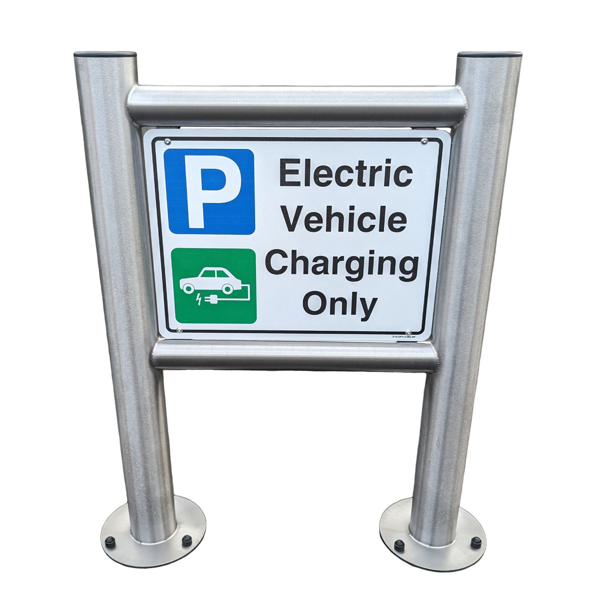 Cylinder EV Charger Protection Barrier with Signage | Small & Large ...
