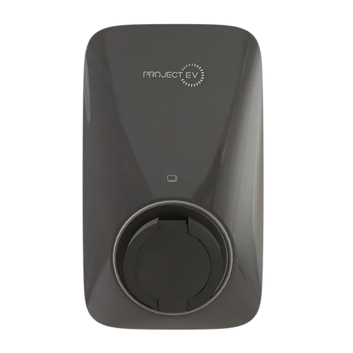 Project EV Apex EV Charger in Grey - Front View, Buy Smart Home Charger
