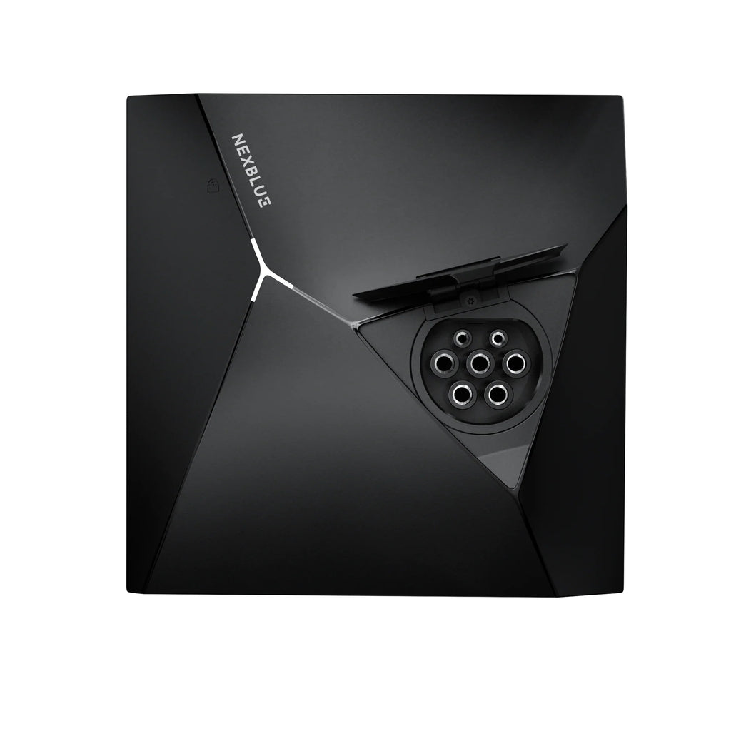 NexBlue Edge 2 22kW EV charger with Type 2 socket in Space Black - view 2