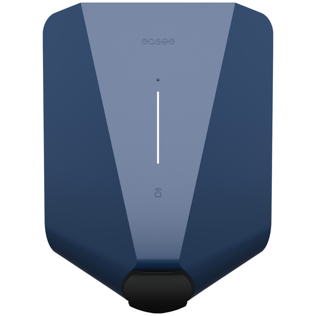 Easee Charge Lite 11kW EV charger with Type 2 socket - Blue