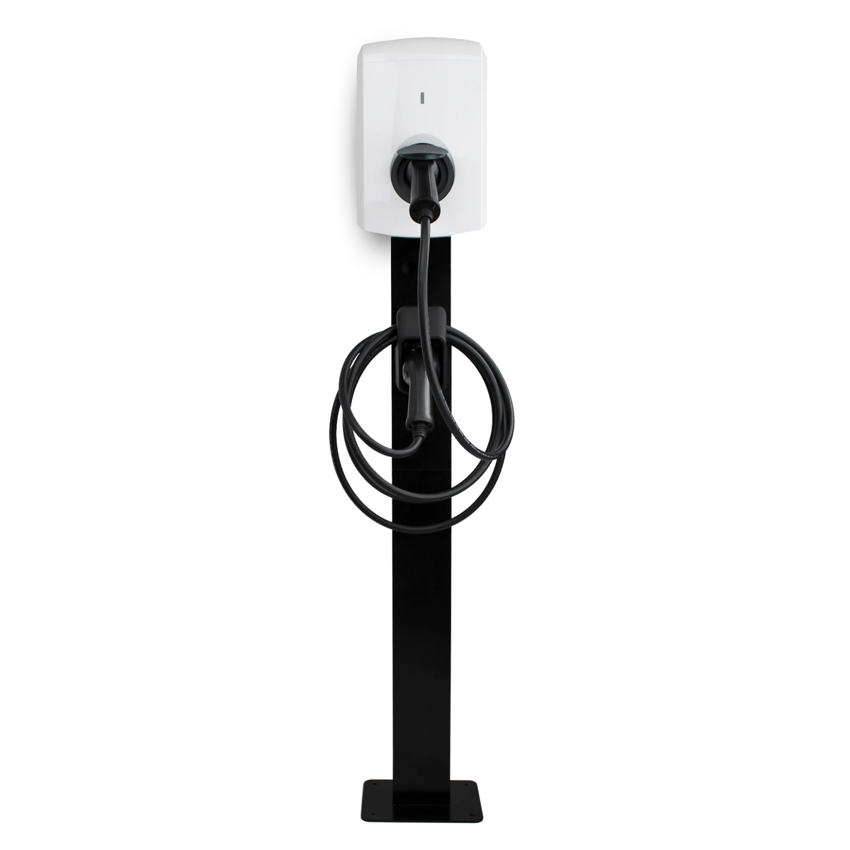 Loady matt black mounting pole for Alfen Single S-line