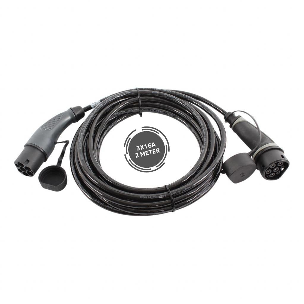 Ratio Basic Line Type 2 to Type 2 EV charging cable 11kW