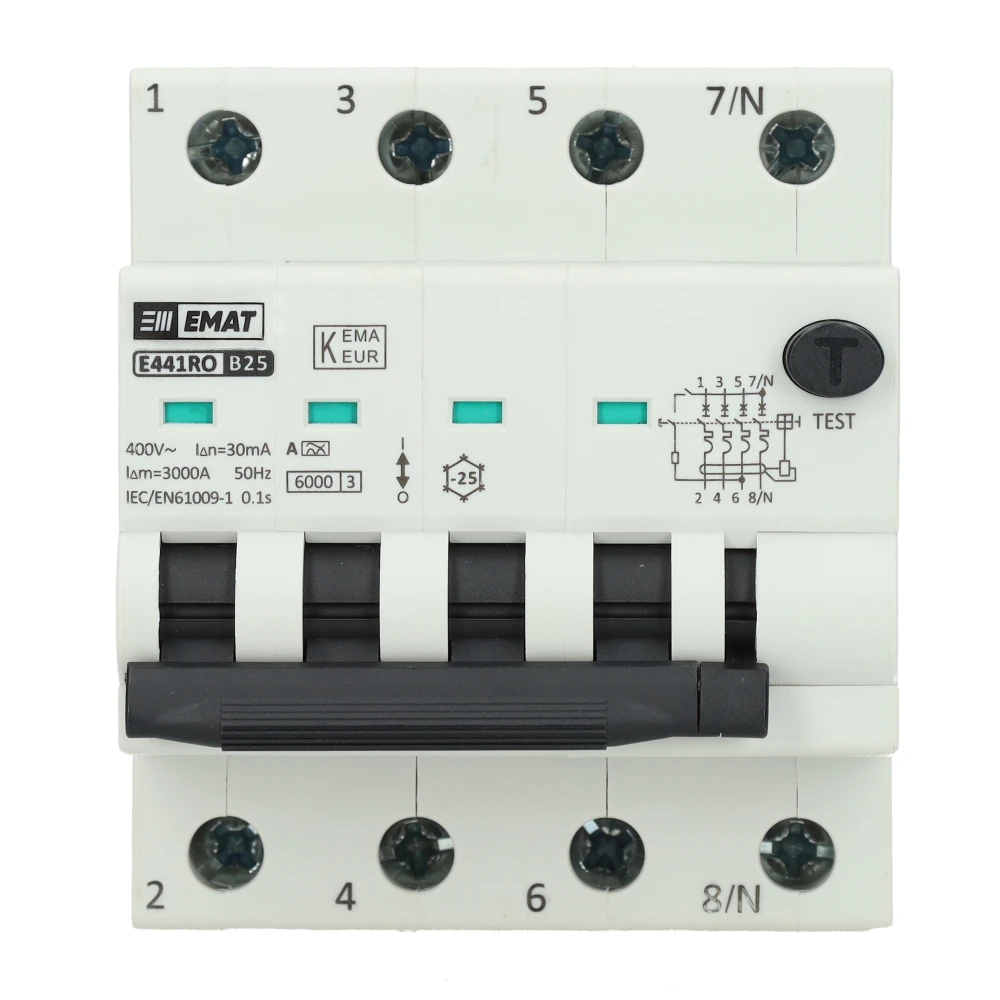 EMAT 3-phase 25A RCBO - view 4