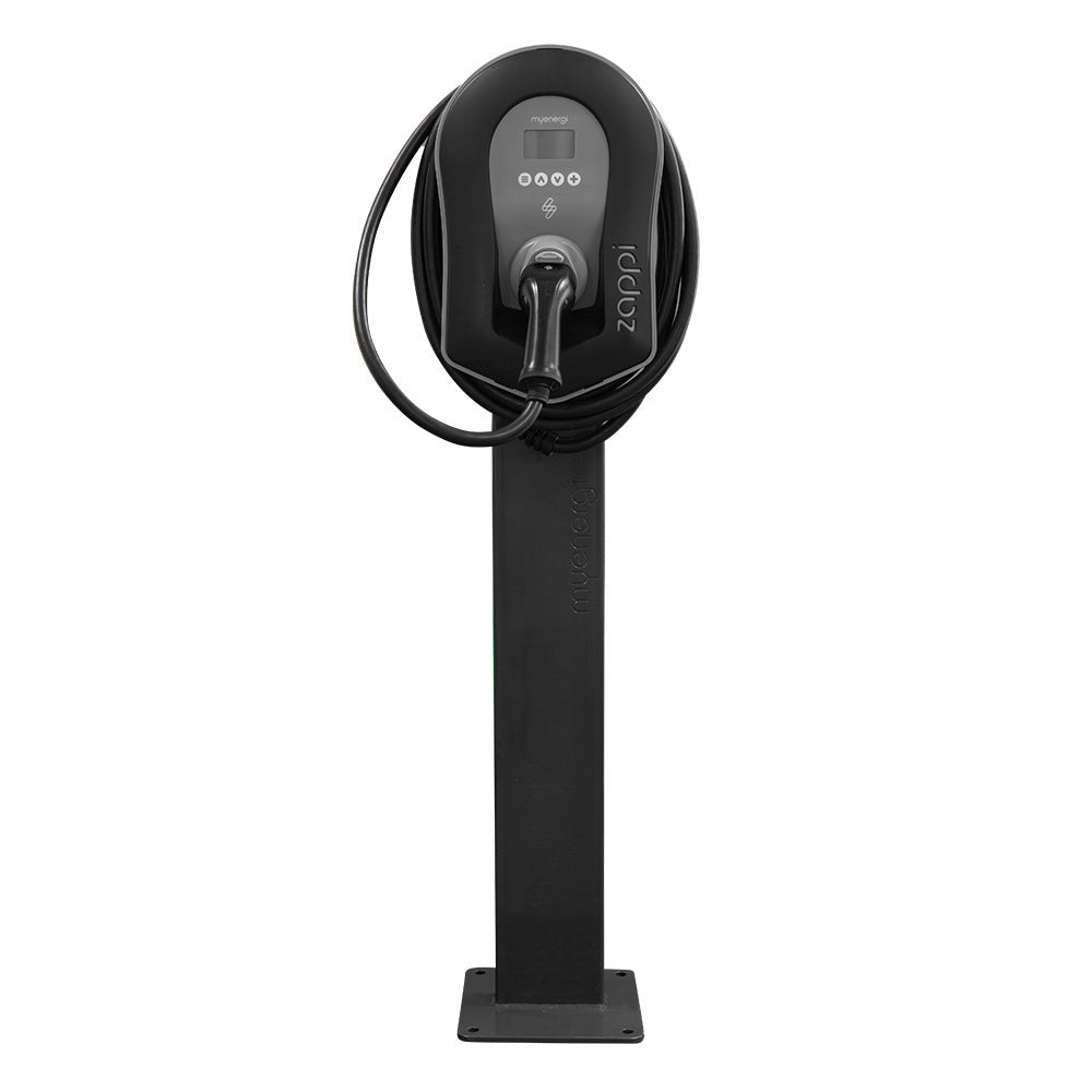 Myenergi anthracite steel mounting pole for zappi