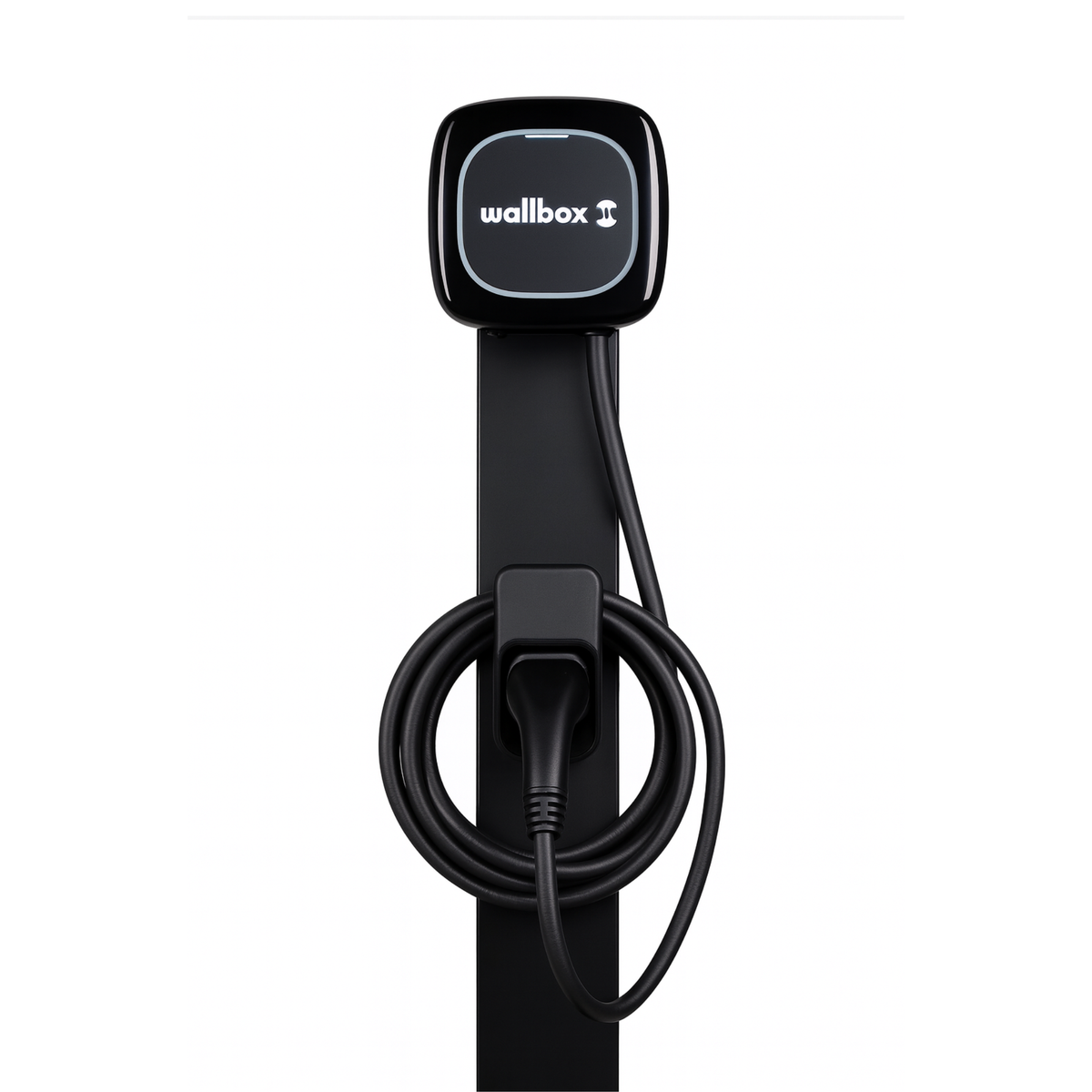 Loady matt black mounting pole for Wallbox Pulsar Plus - view 3