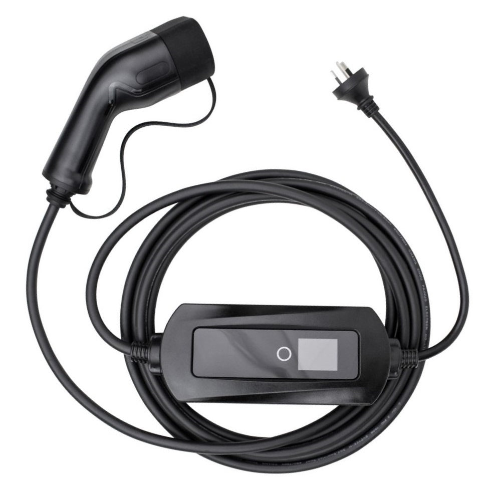 ChargeXpert portable EV charger with Type 2 plug and Australian AS 3112 plug