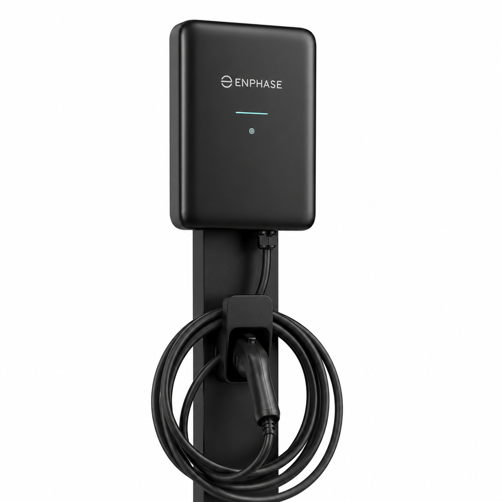 Loady matt black mounting pole for Enphase IQ2 - view 5