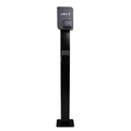 Loady matt black mounting pole for Wallbox Copper SB