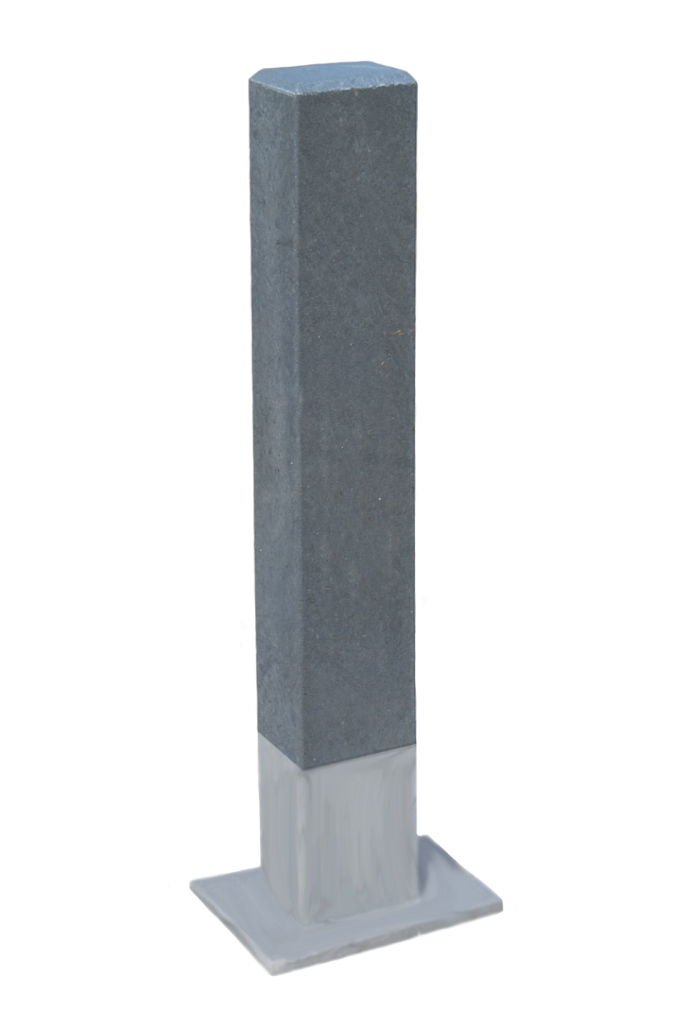 ChargeXpert recycled synthetic charger pole in grey