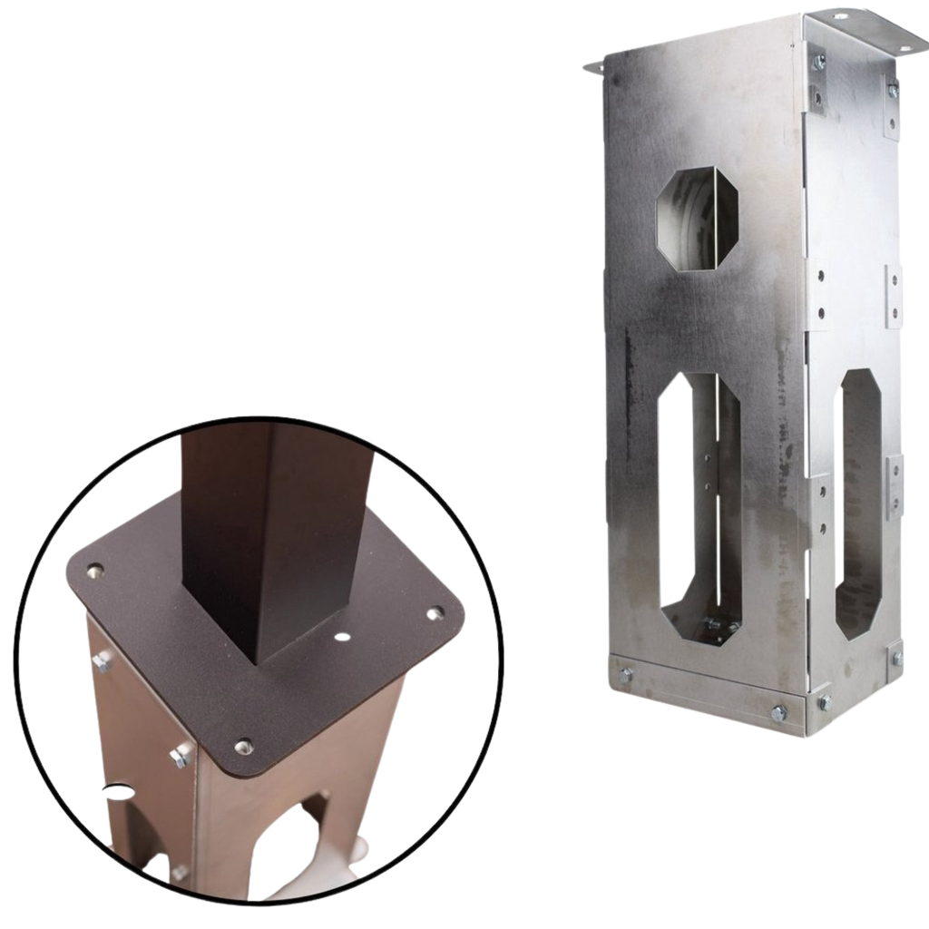 Loady aluminium ground base for charger mounting poles - view 4