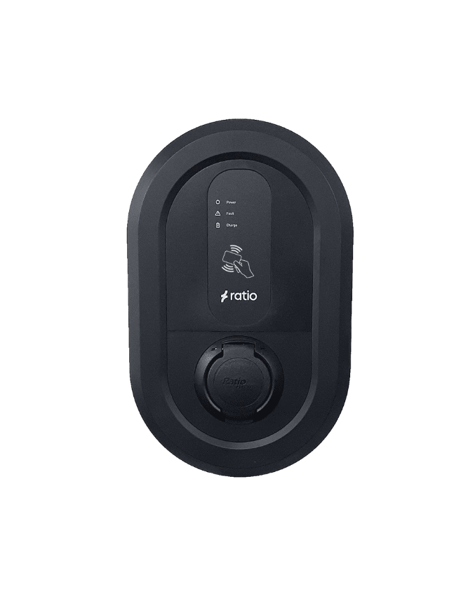 Ratio io6 Pro | 7.4kW / 22kW Business EV Charger | MID Meter 4G