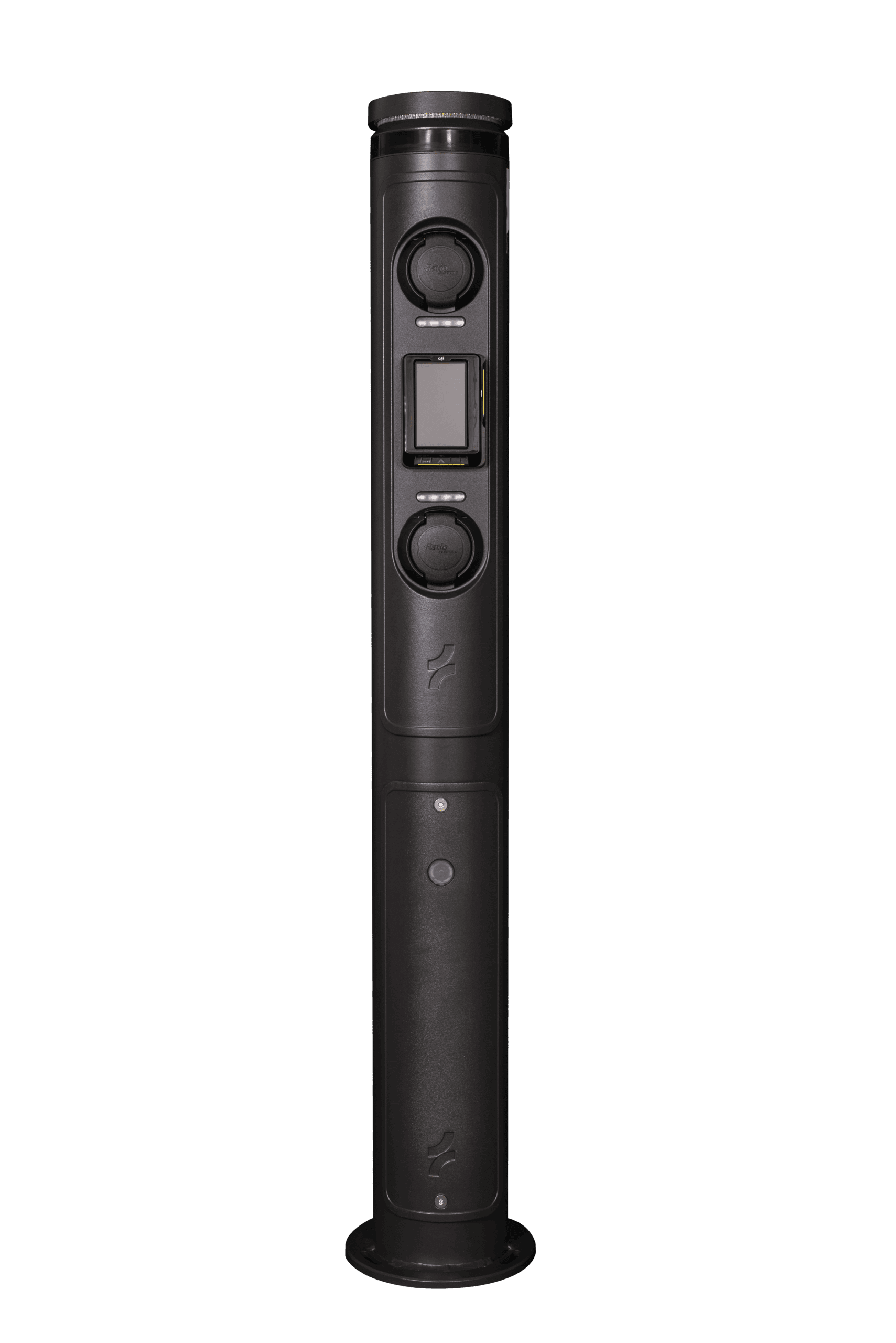 Ratio io7 | Commercial EV Charging Post | 7.4kW / 22kW | Smart Lighting