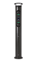 Ratio io8 | Amenity EV Charging Post | 7.4kW / 22kW | 360 Lighting