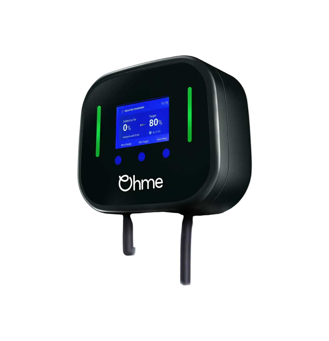Ohme Home Pro EV Charger | 7.4kW Smart Charger with LCD Screen