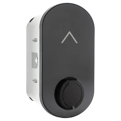 Black and White Wall-Mounted EV Charger with Chevron Logo - Buy Home Charging Point Online