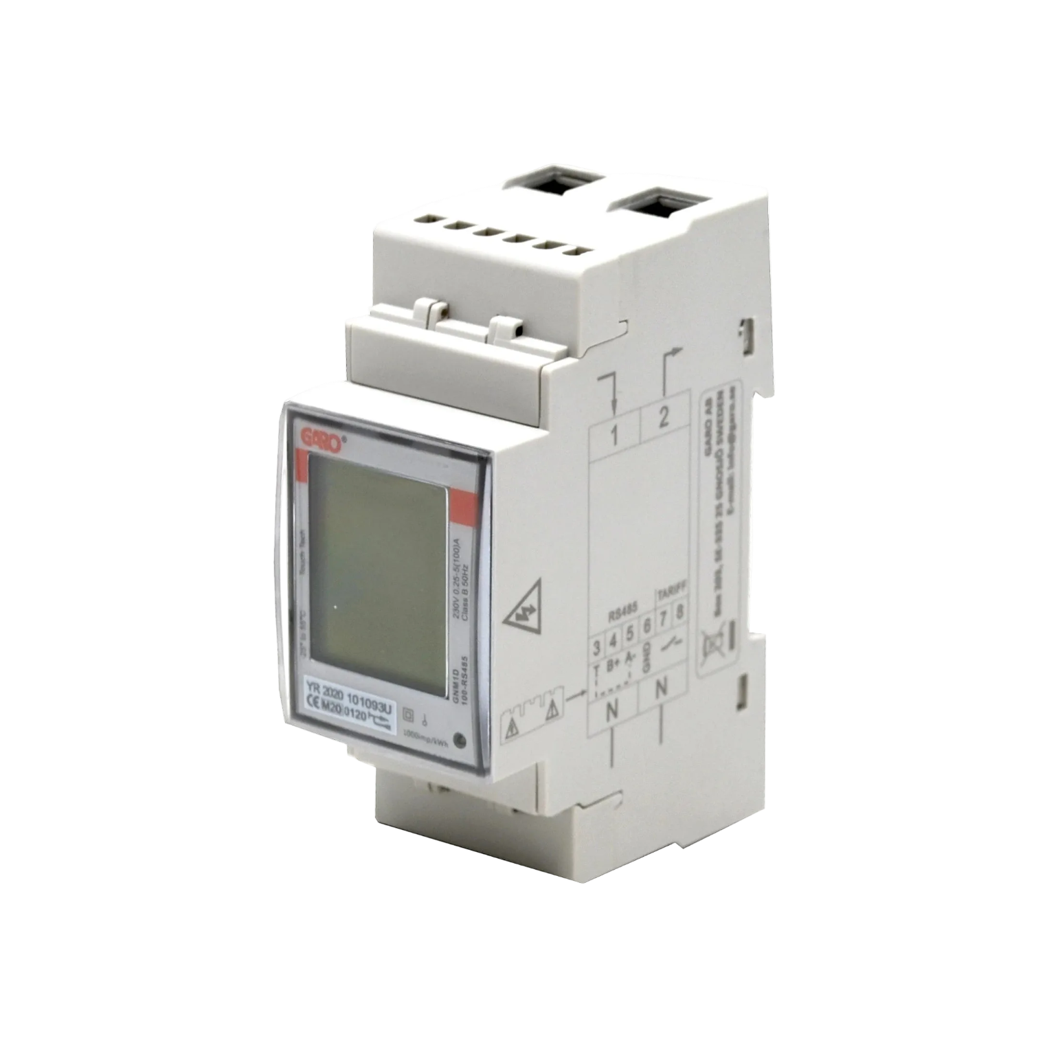 GARO GNM1D Single Phase Meter | 100A | RS485 Modbus | Dynamic Load Management