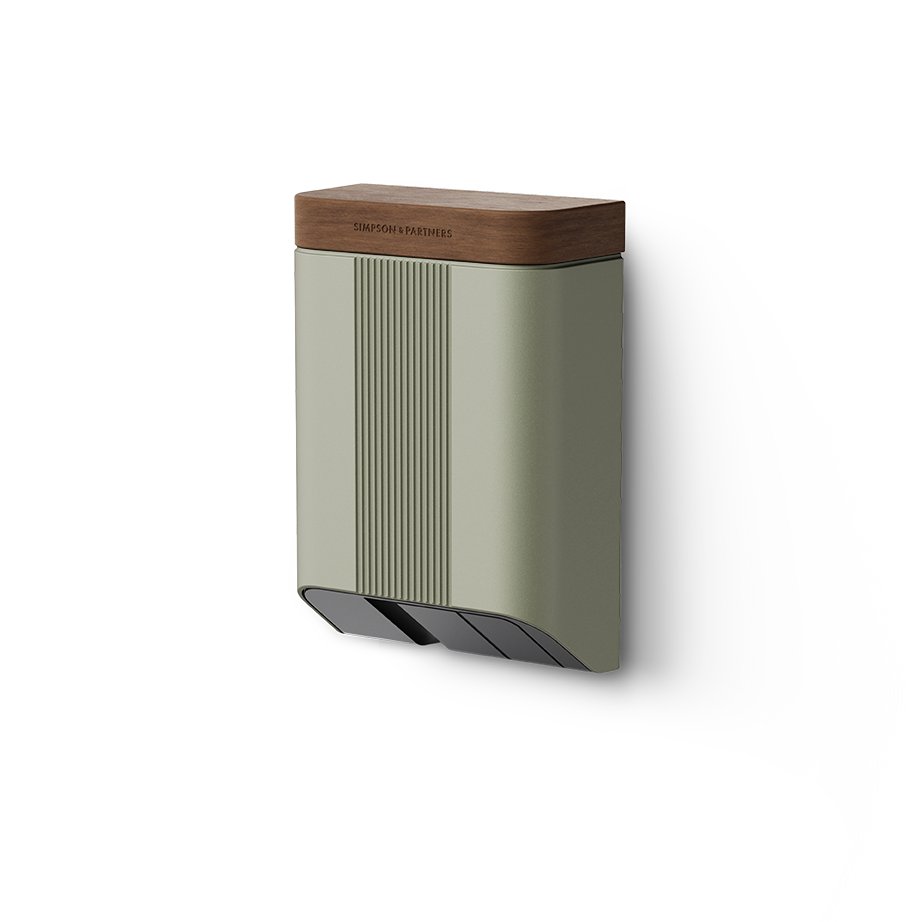 Simpson Home Series V3 - Cotswolds Green body, Walnut cap