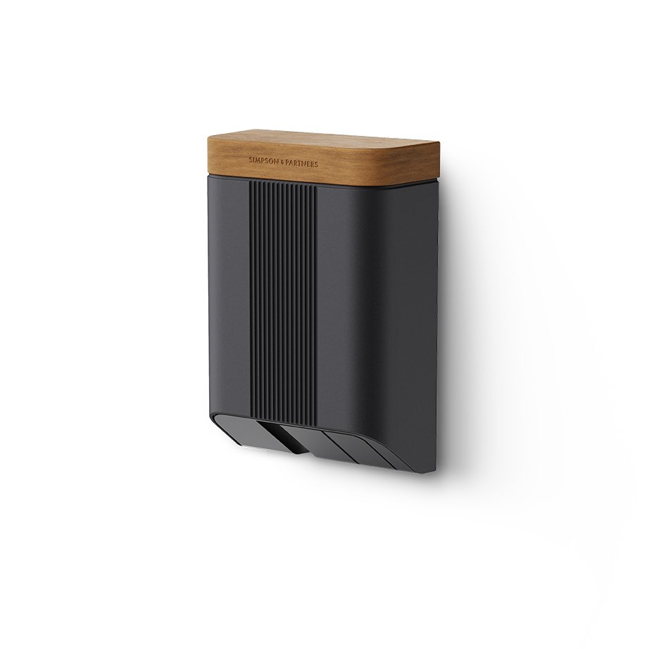 Simpson Home Series V3 - Dark Grey body, Mid Oak cap