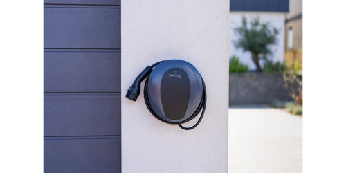 Pod Point Solo 3S Tethered EV Charger Installed on Wall - Buy Home Charging Point Online