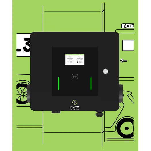 Evec VecSPRINT Wall | Dual Socket | 7.4kW or 22kW