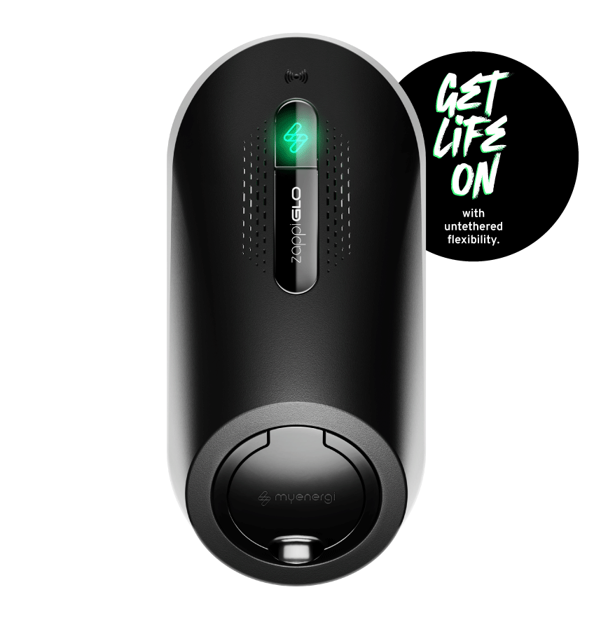 Myenergi Zappi GLO EV Charger | 7.4kW Solar Smart Charger | Illuminated